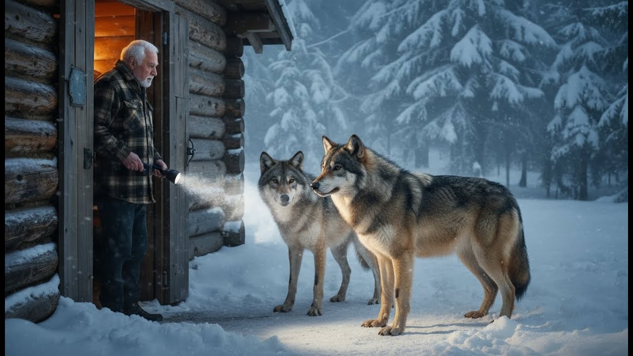 Two Frozen Wolves Showed Up At His Door Begging For Help ,What He Did Next Will Make You Cry| Animal