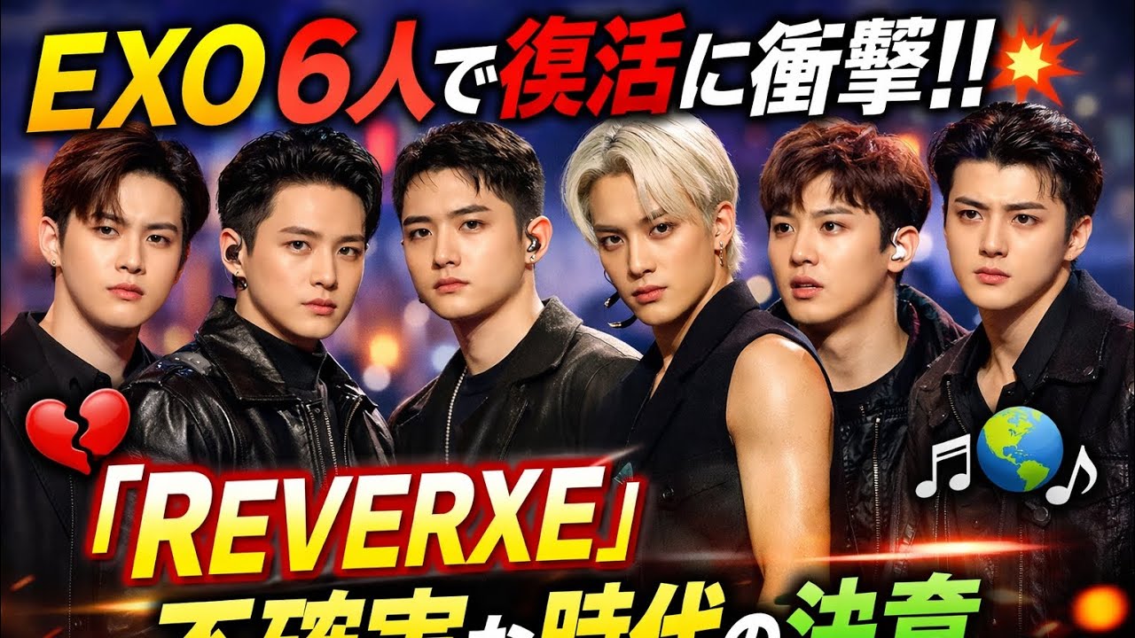 EXO、6人で帰還――不確実な時代の中で示した『REVERXE』の覚悟#japan#korean#exo#kpop#kpopgrup#japannews