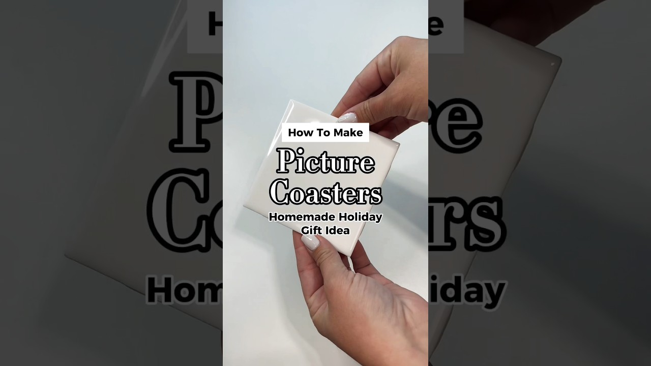 How To Make Picture Coasters As A Homemade Gift Idea 🎁 