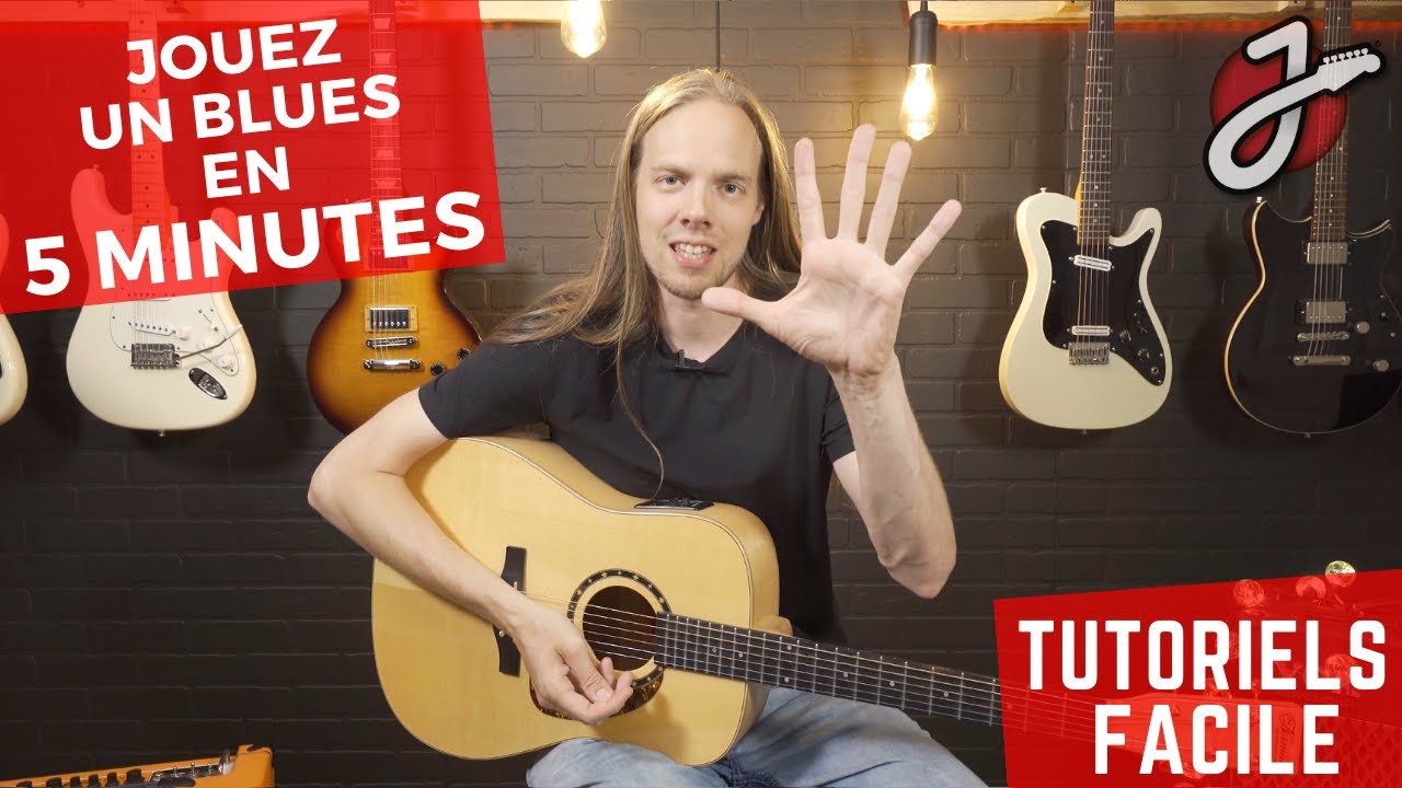 APPRENDRE À JOUER UN BLUES EN 5 MINUTES - Cours de Guitare Gratuit