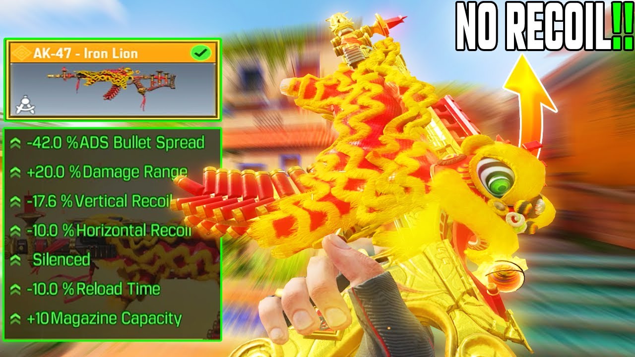 New AK47 - Iron Lion Gunsmith!! AK47 Loadout Taking Over Cod Mobile Season 2