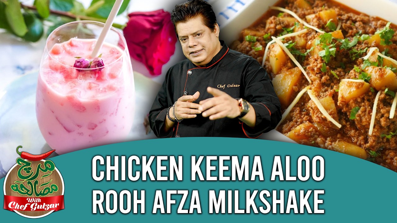 Chicken Keema Aloo & Khajoor With Rooh Afza Recipe By Chef Gulzar | Ramazan Special Recipe|GTV Food