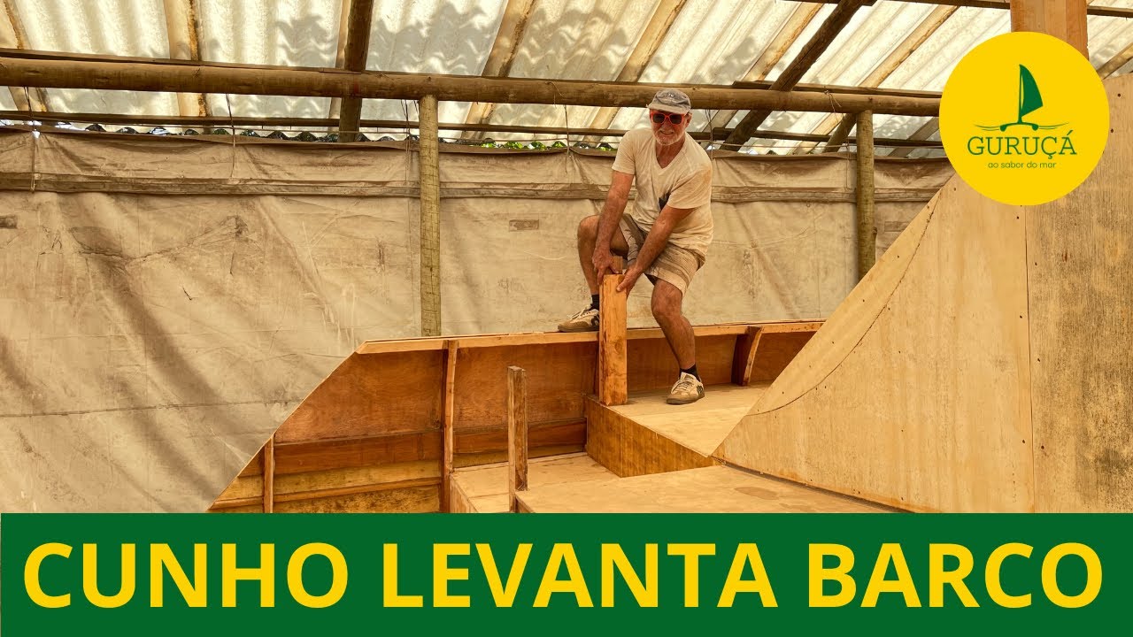 267| CUNHO QUE VAI “LEVANTAR O BARCO” - Construção de veleiro catamarã.