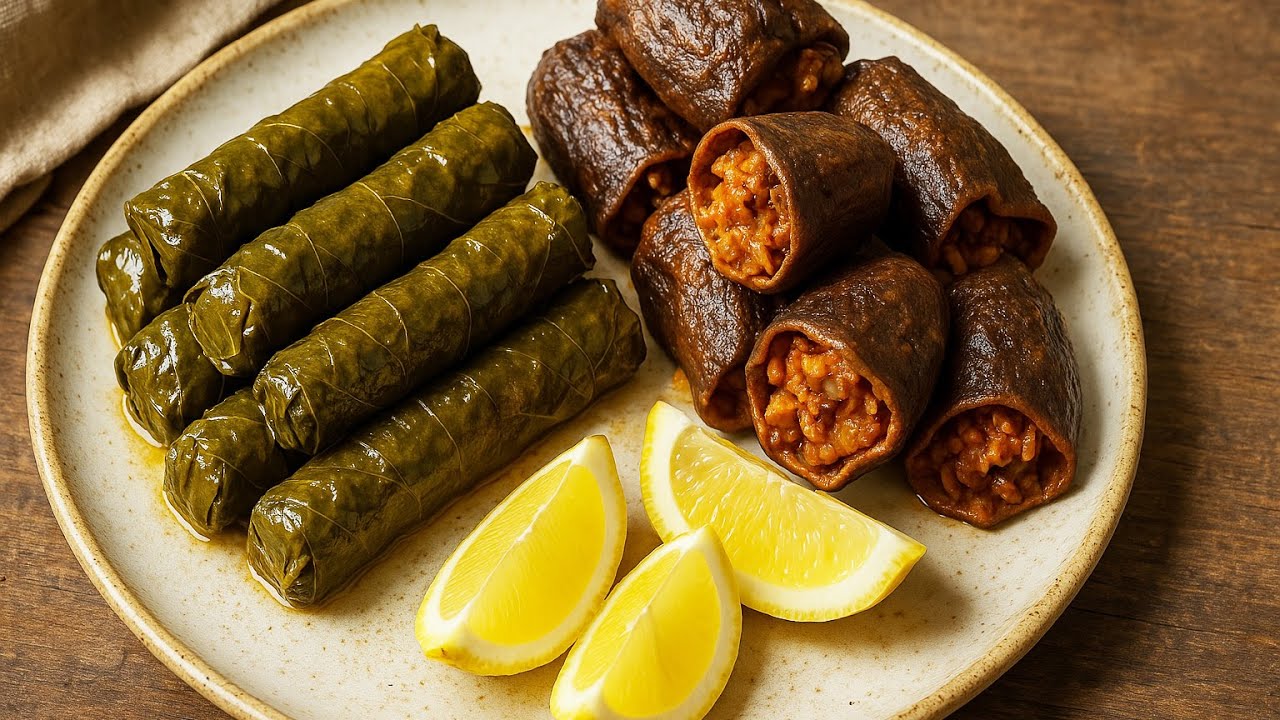 Stuffed Grape Leaves & Dried Eggplants for Ramadan | A Taste of Turkey