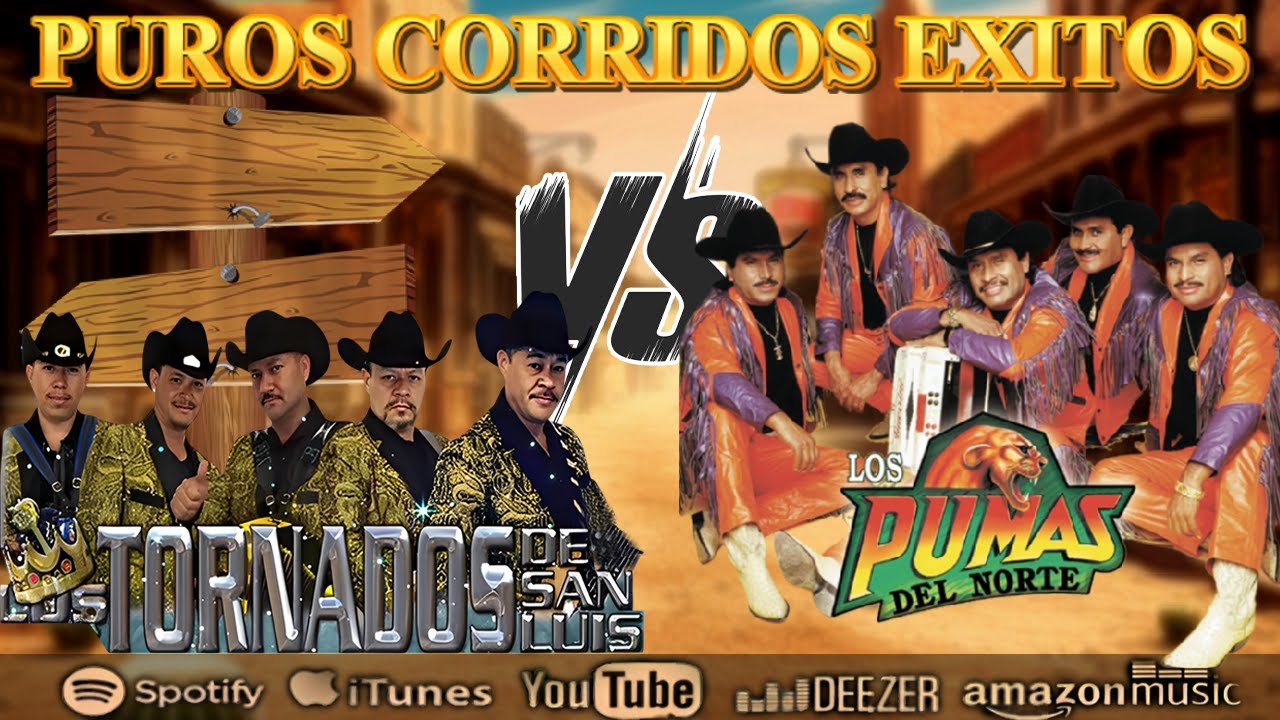 💣 20 Corridazos Bravos Para Pistear 🎸 Los Pumas del Norte y Los Tornados de San Luis