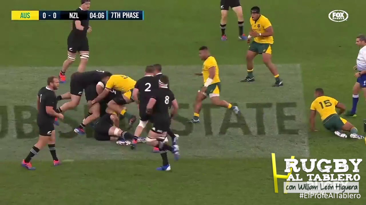 Defensa cerca al ruck (Rugby)