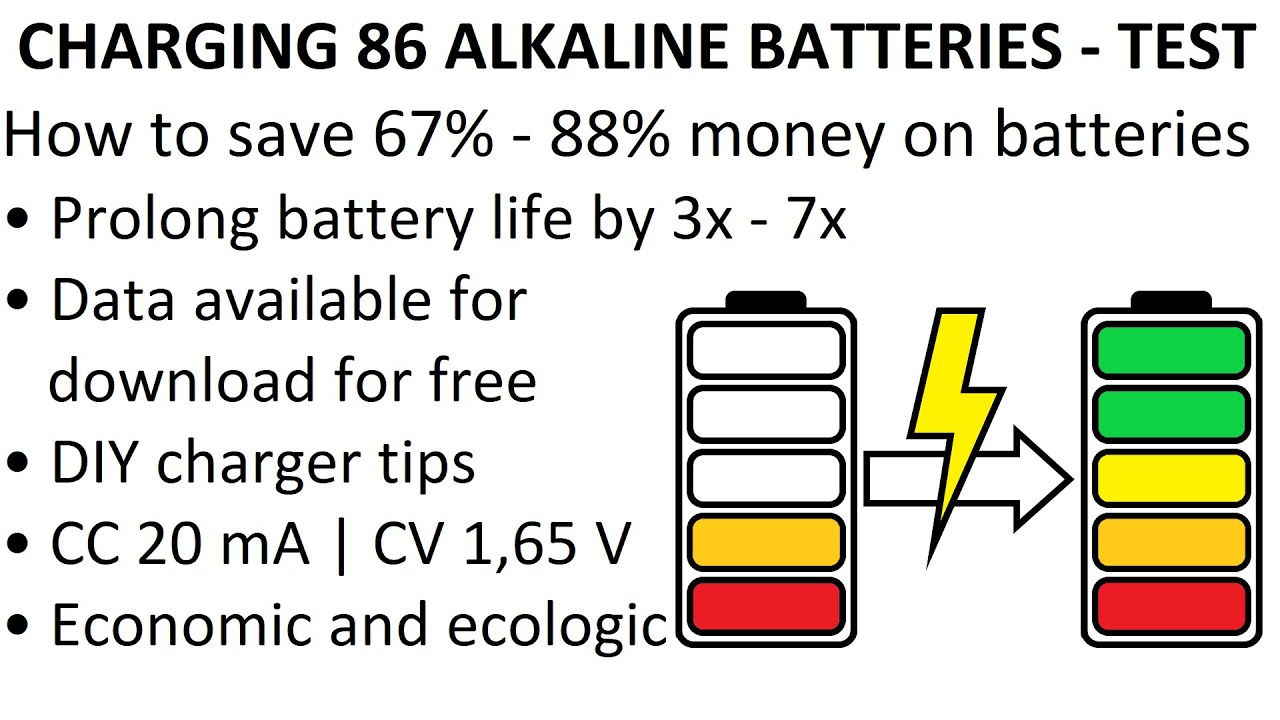 Can you recharge alkaline batteries ?