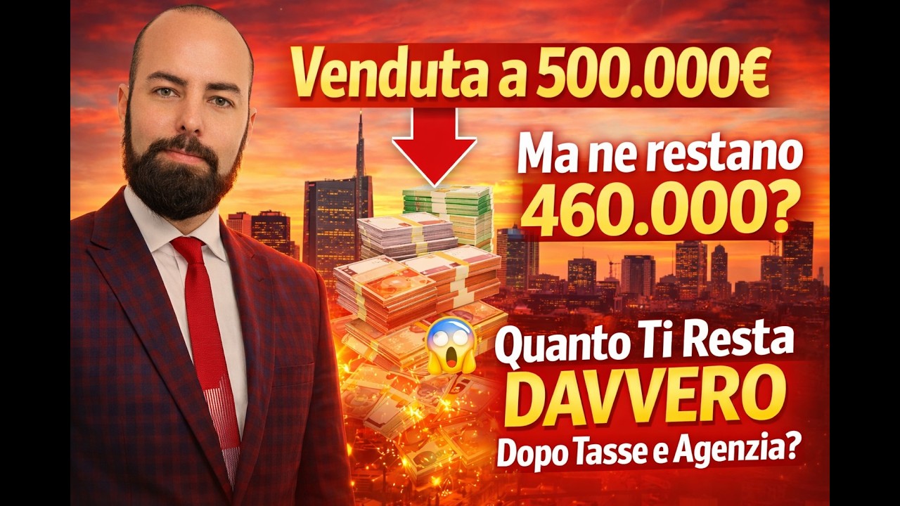 💰 Vendere Casa a Milano: Quanto Ti Resta DAVVERO Dopo Tasse e Agenzia?