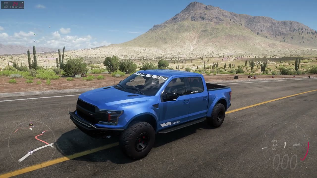 Forza Horizon 5 modificando La SALEEN SPORTTRUCK XR BLACK LABEL (gameplay no comentado)