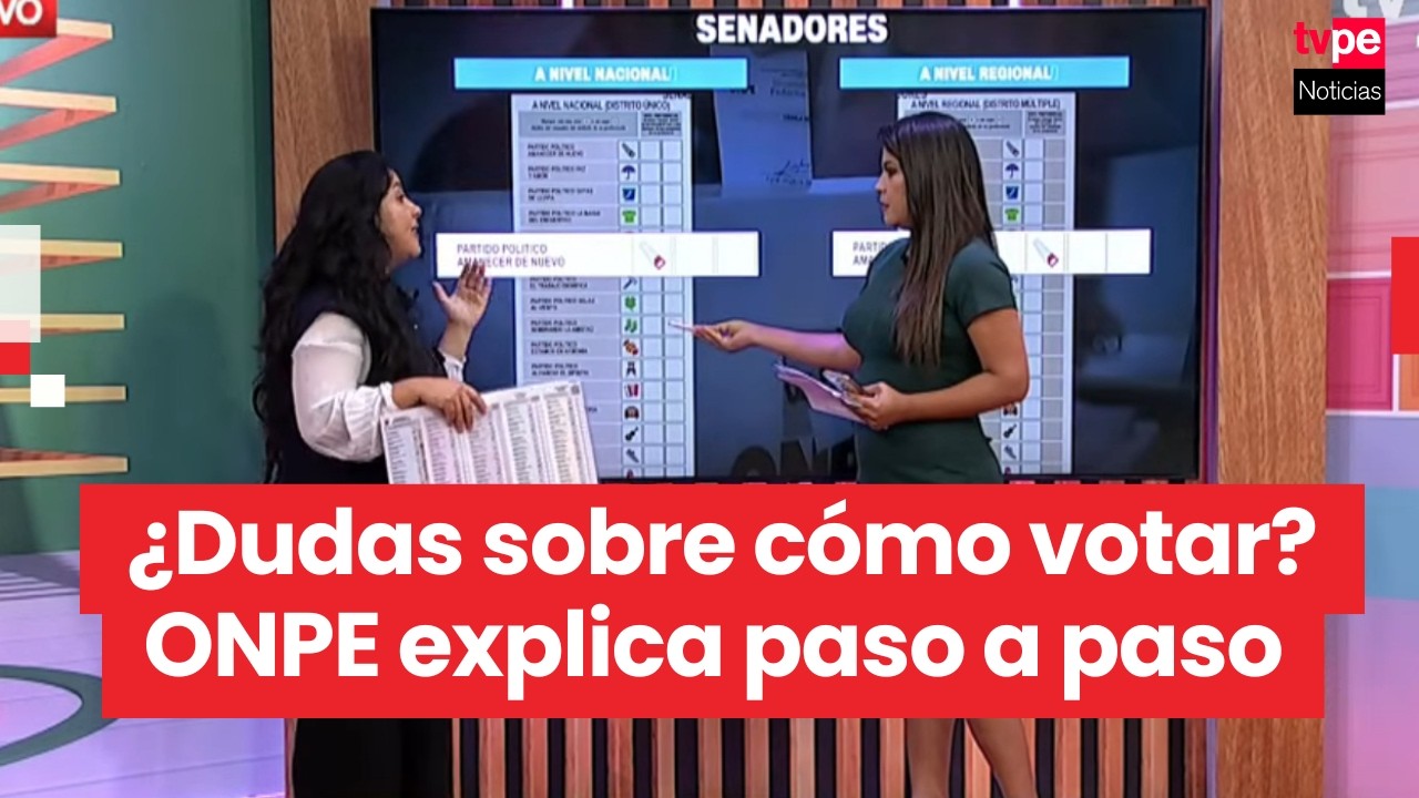 Elecciones Generales 2026: ONPE aclara las dudas y explica paso a paso c&oacute;mo votar correctamente