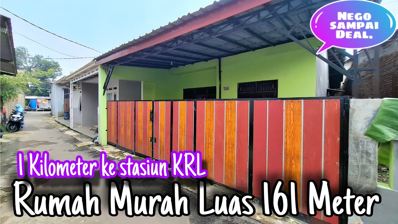 DIJUAL RUMAH KAMPUNG LUAS 161 METER HARGA MURAH DI BEKASI