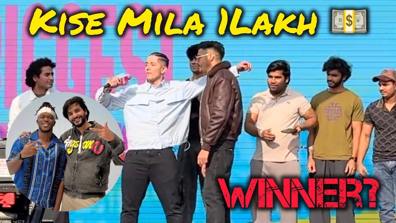 Kaun Le Gaya 1Lakh Winner Bana Kaun Full Dhamaka | KSI Fukra Insaan Delhi Pritampura Meetup | Deji