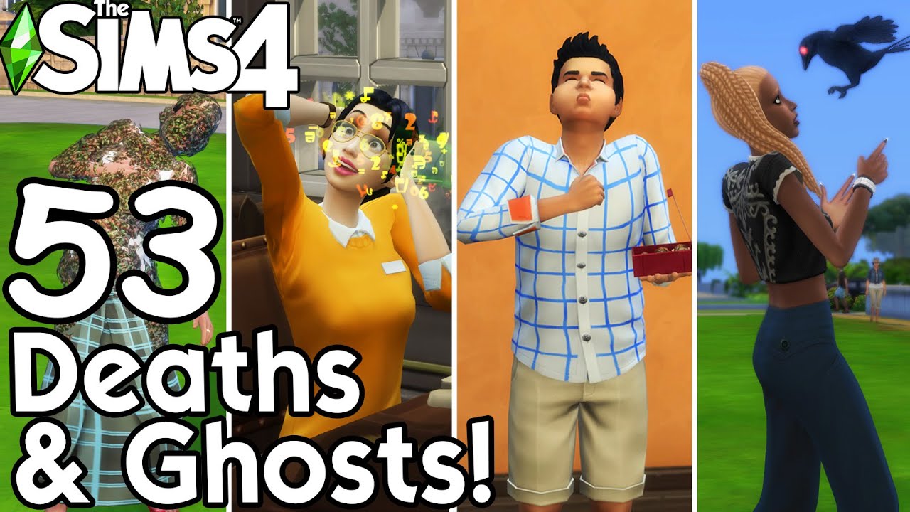 The Sims 4: Руководство по ВСЕМ 53 ТИПАМ СМЕРТИ и способностям призраков 2025 (вплоть до «Жизни и...
