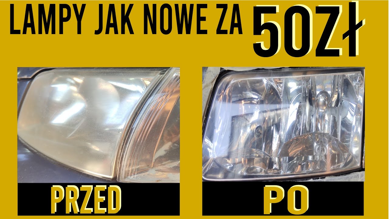 Polerowanie lamp za 50zł? Test zestawu z allegro.