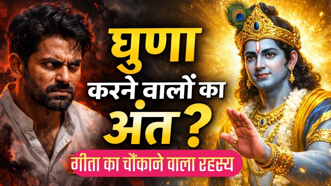 घृणा क्यों इंसान को अंदर से नष्ट कर देती है? | गीता ज्ञान