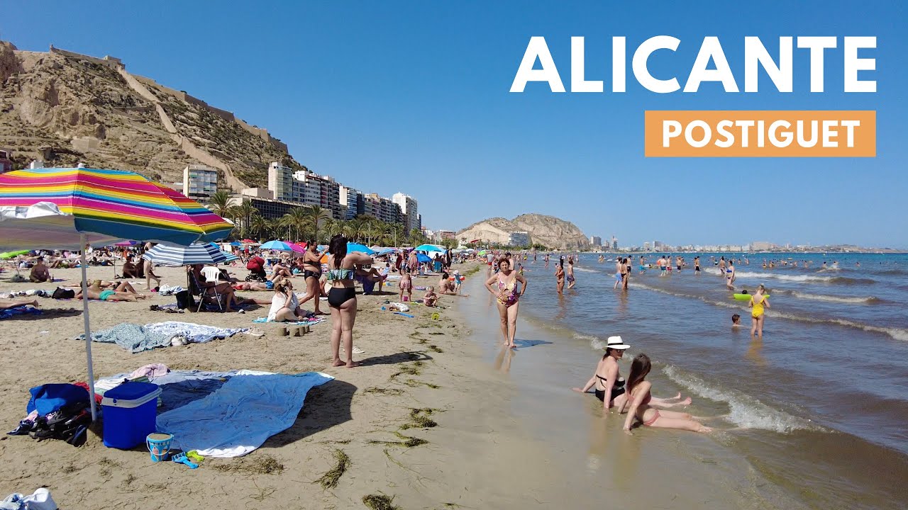 Alicante Beach Walk 2023 - Postiguet / SPAIN