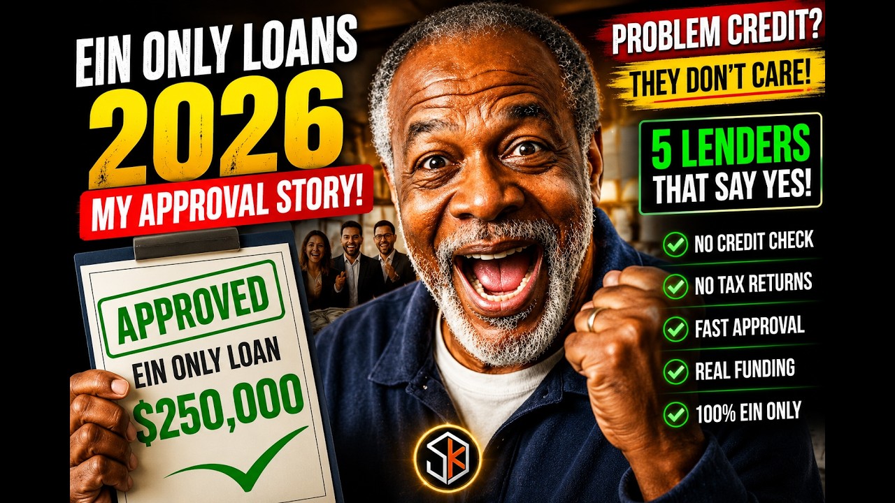 Top 5 EIN-Only Large Business Loans for Startups and Very Young Companies 2024 🔶 CREDIT S2&bull;E203