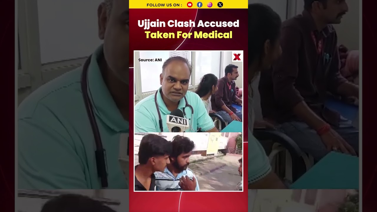 Ujjain Clash Accused Taken For Medical Examination