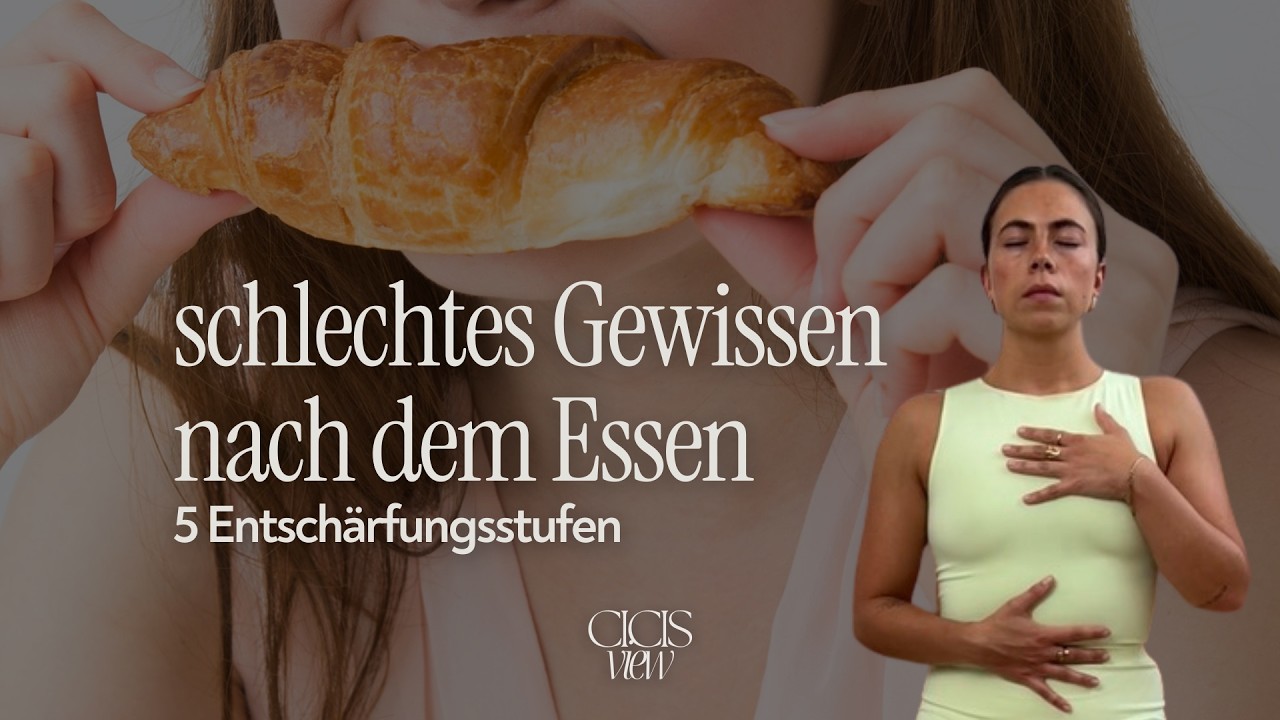 Die 5 Entschärfungsstufen bei schlechtem Gewissen nach dem Essen