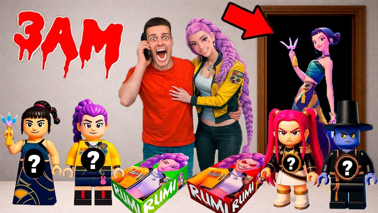 ДРОН СНЯЛ KPOP DEMON HUNTERS, БОМБОЧКИ, LEGO И СТРАННЫЕ ЗВОНКИ 😨