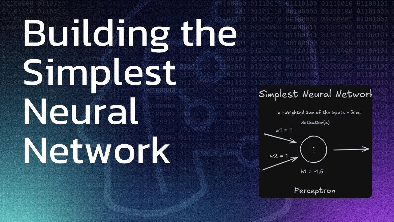 Building the Simplest Neural Network: A Perceptron Explained