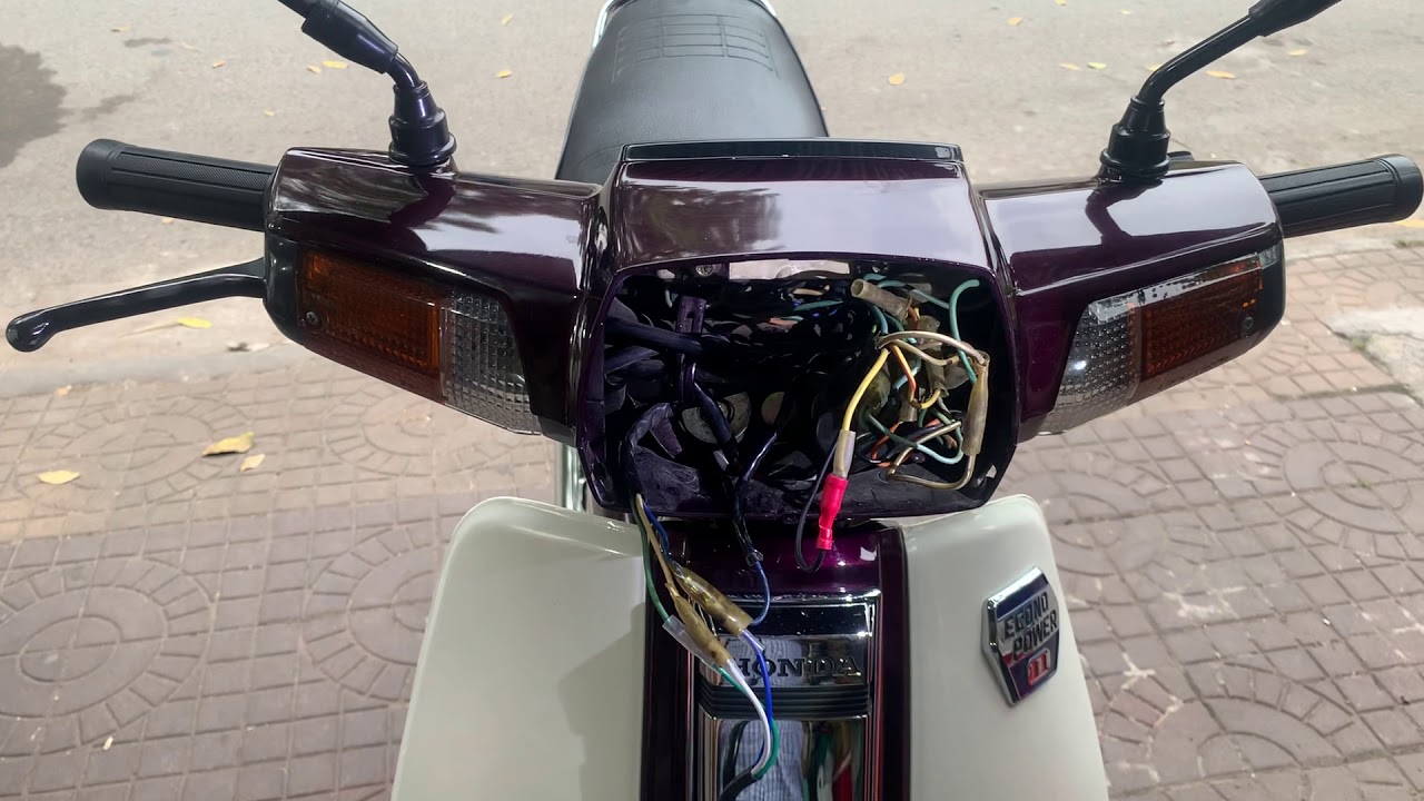 Honda Dream - C&aacute;ch chuyển điện m&aacute;y sang điện b&igrave;nh xe Dream th&agrave;nh c&ocirc;ng 100%