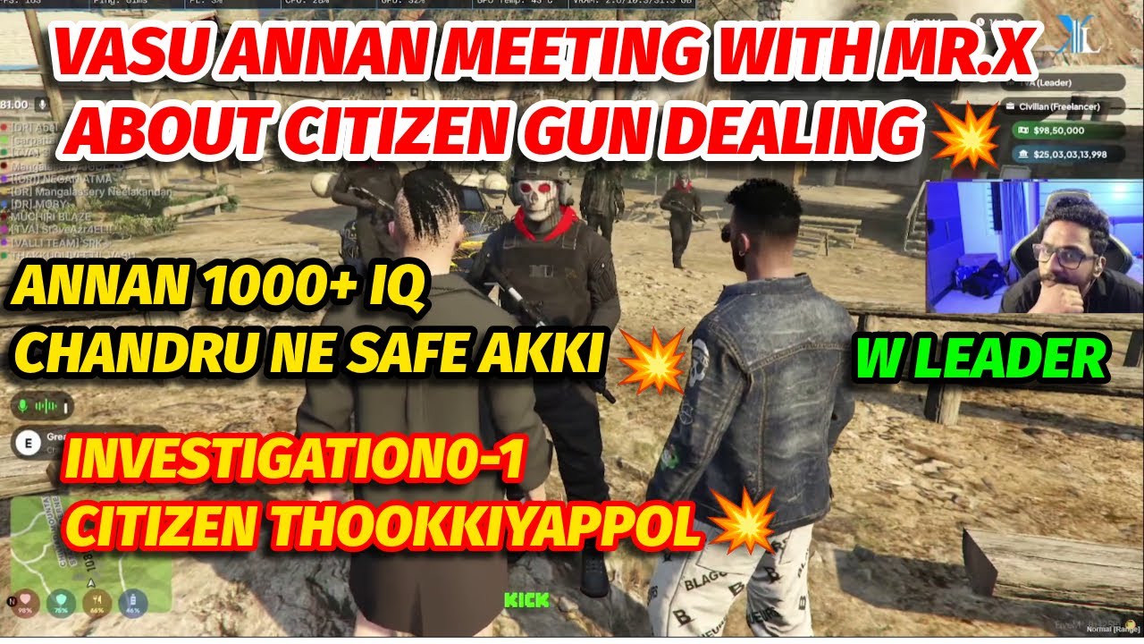 MEETING WITH MR.X ABOUT CITIZEN GUN DEAL🔥| CHANDRU NE SAFE AAKKI🥵🔥| CITIZEN THOOKKIYAPPOL🔥| ANNAN IQ