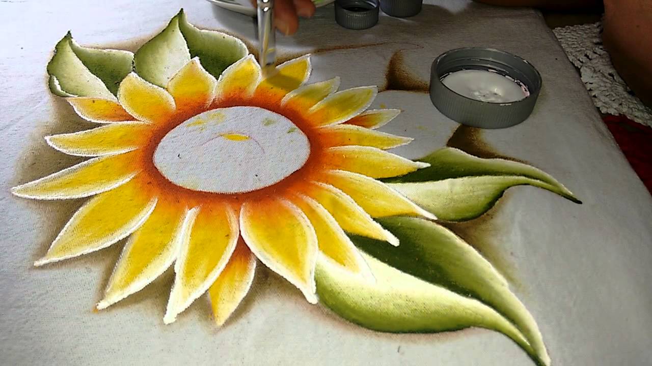 Ensinando a pintar girasol com lia ribeiro