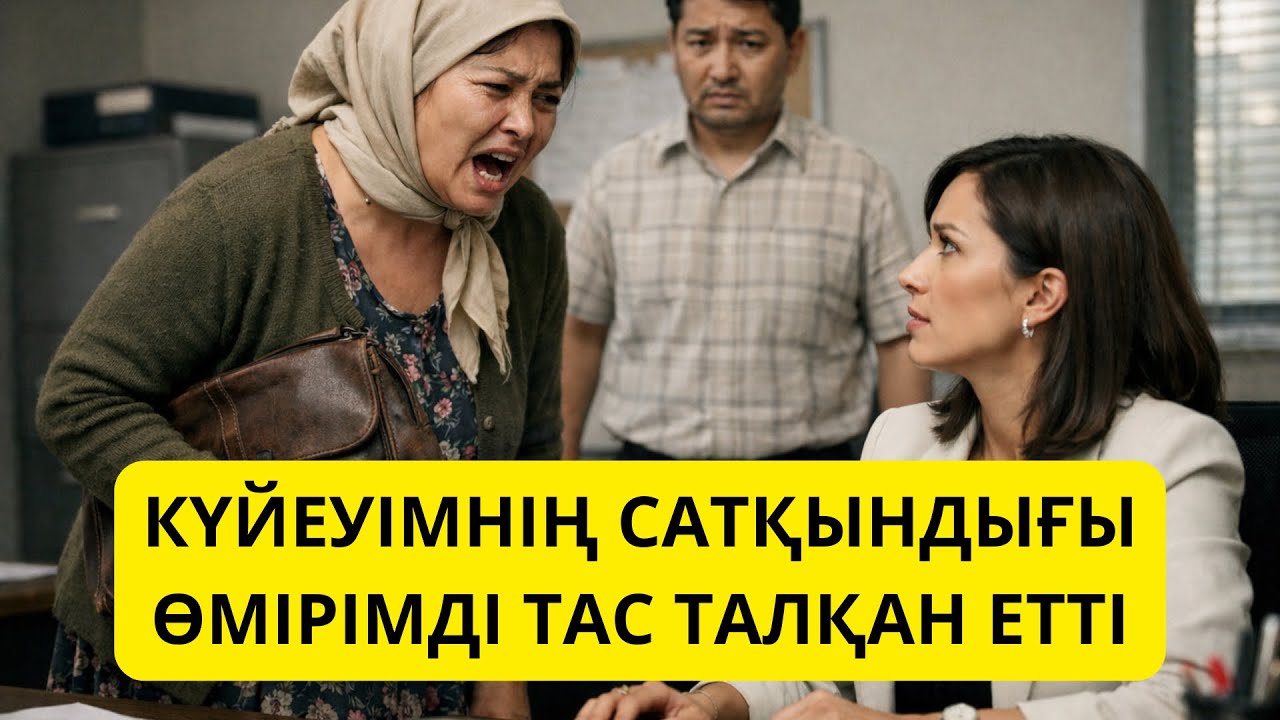 КҮЙЕУІМНІҢ САТҚЫНДЫҒЫ ӨМІРІМДІ ТАСТАЛҚАН ЕТТІ.ӘСЕРЛІ ӘҢГІМЕ