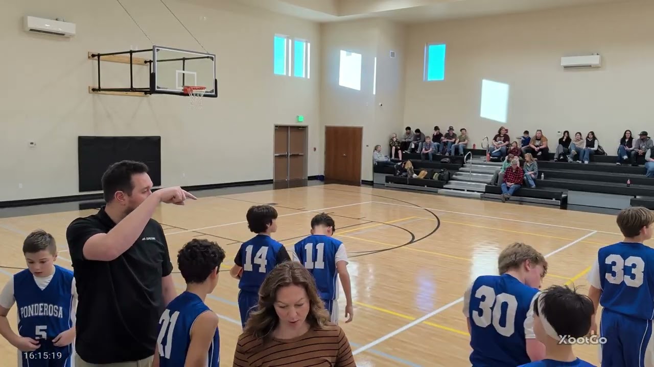 Ponderosa boys basketball JV vs Lost River part 1