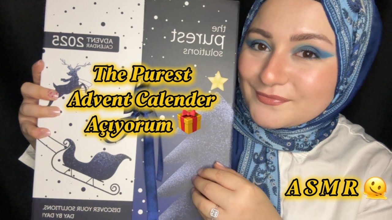 ASMR | The Purest Advent Calendar Açıyorum 🎁✨ (Soft Spoken – Tapping – Relaxing Sounds)
