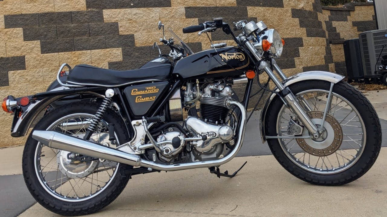 Amazing 1972 Norton 750 Commando Combat - The Fast One! Fully Restored Too!