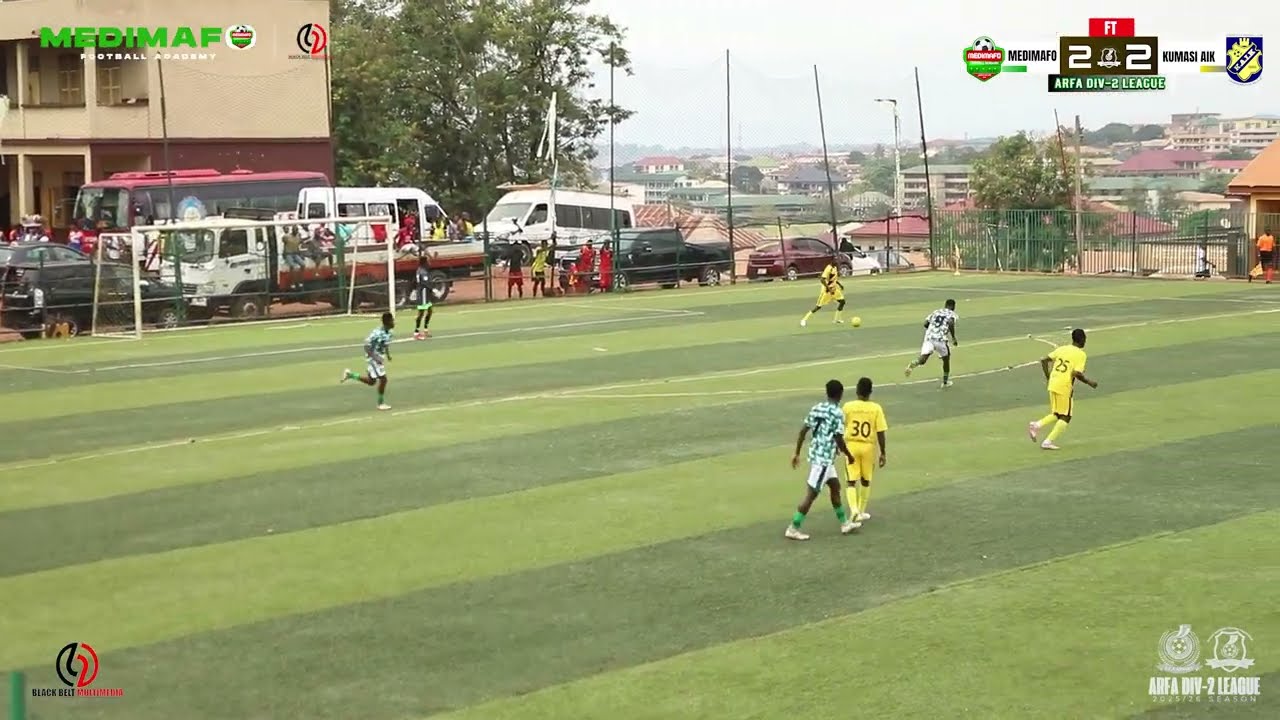 FULL MATCH | MEDIMAFO FA 2-2 KUMASI AIK FC | ARFA D2 MW5