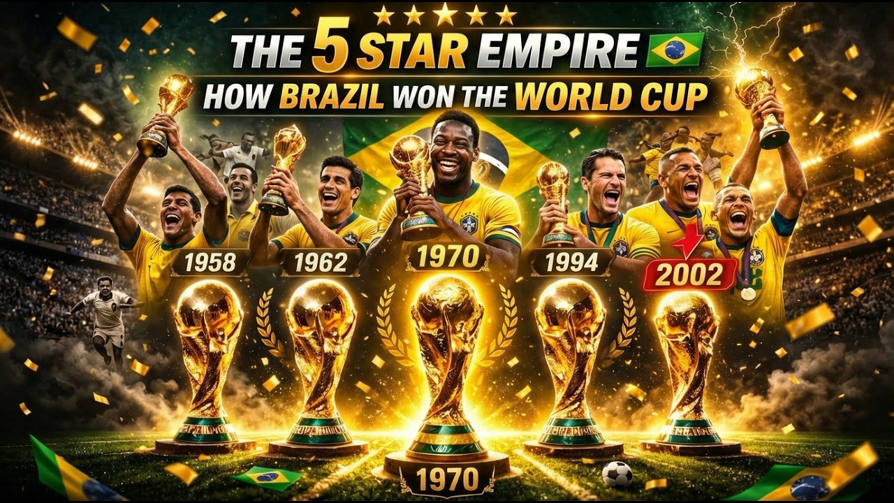 Brazil's 5 World Cup Wins Prove They Are FOOTBALL SUPERPOWERS | Full Documentary