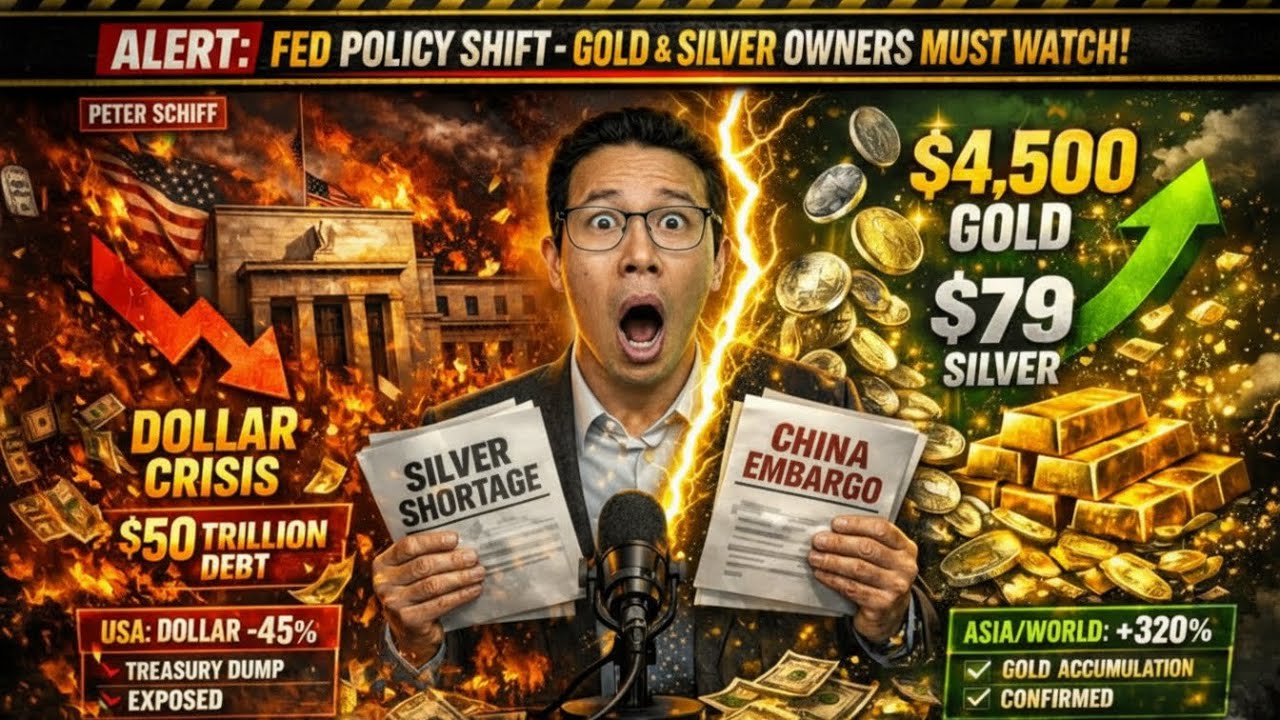 Massive News Coming Out of Fed! If You Own Gold & Silver, Watch Now - Peter Schiff