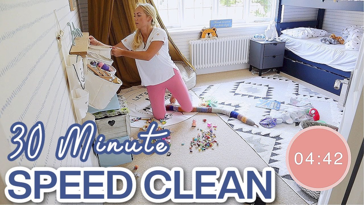HOW I CLEAN MY HOUSE FAST! 30 Minute Speed Cleaning Routine