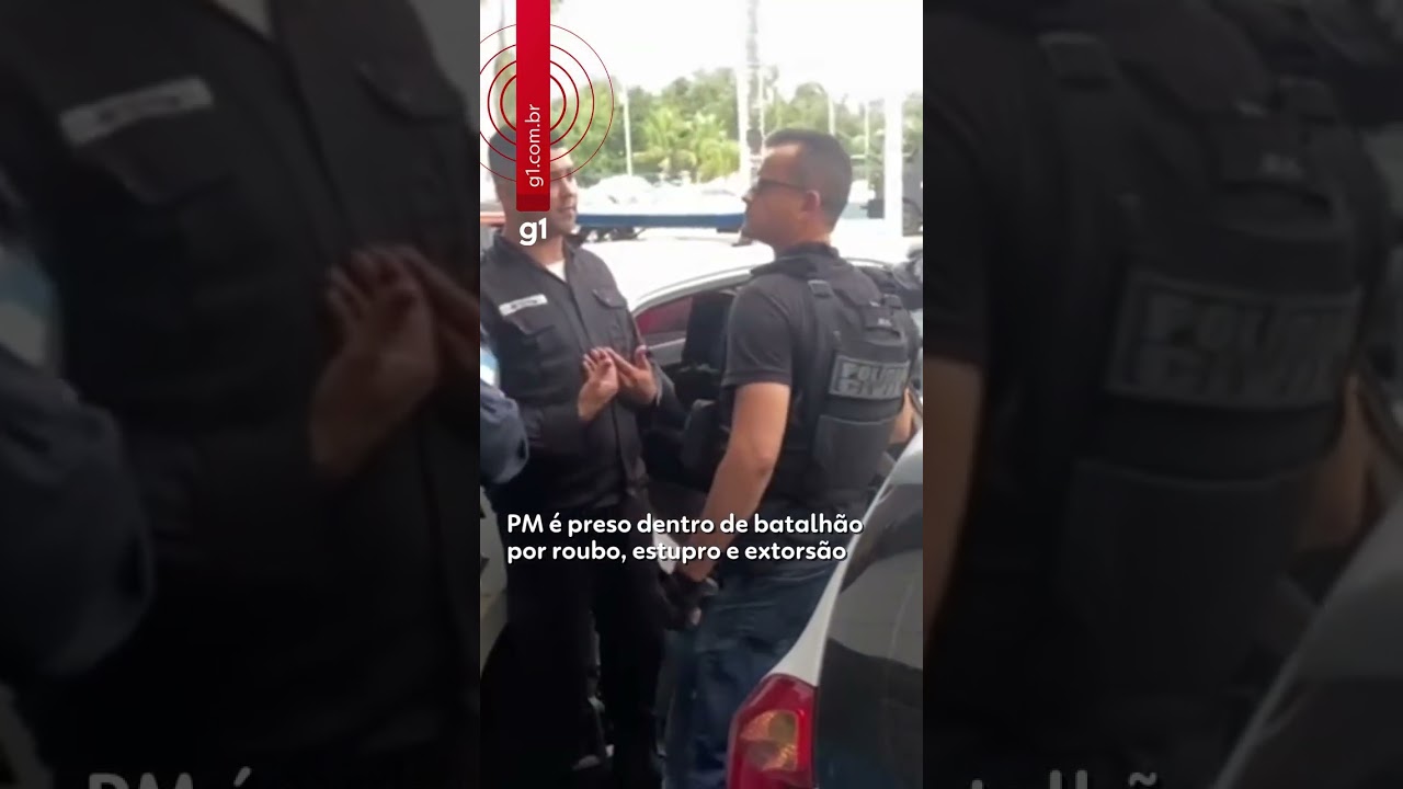 PM &eacute; preso dentro de batalh&atilde;o por roubo, estupro e extors&atilde;o.