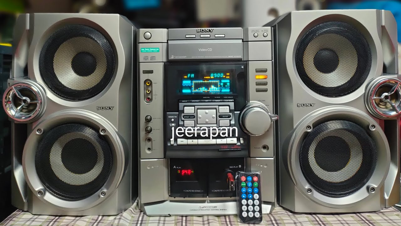 ชุดเครื่องเสียง SONY MHC-VX555 เพิ่มเติมฟังก์ชันบลูทูธ และ USB