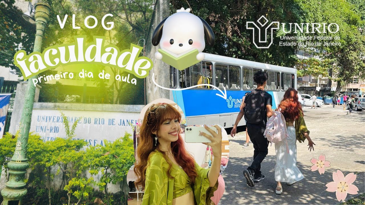 vlog ◟✿ primeiro dia de aula na faculdade! pedagogia, unirio ✏️