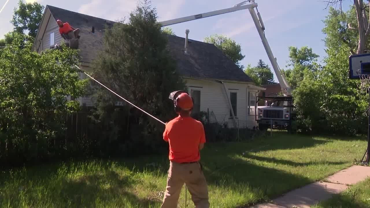 Great Falls residents clean up after Sunday&rsquo;s severe thunderstorm