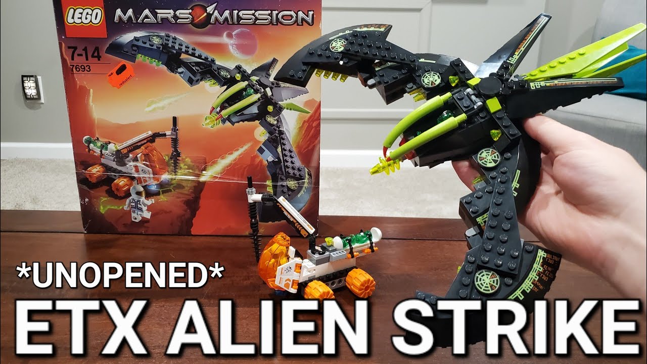 Reviewing An Unopened Lego Mars Mission Set ( 7693 ETX Alien Strike) #lego