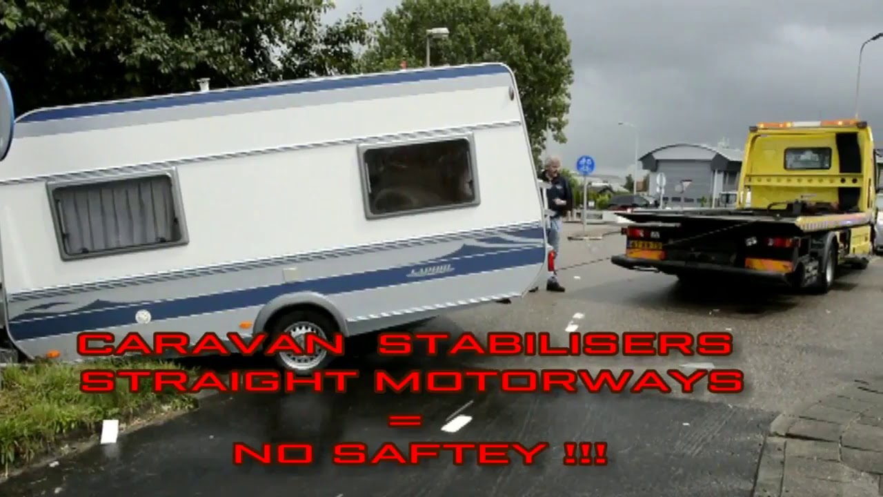 CARAVAN CRASH! CARAVAN ACCIDENT! STABILISER NO SAFTEY! PT2