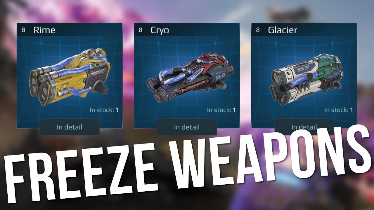 War Robots - NEW &ldquo;FREEZING&rdquo; Rocket Launcher Weapons (Rime, Cryo, Glacier) | Test Server Gameplay