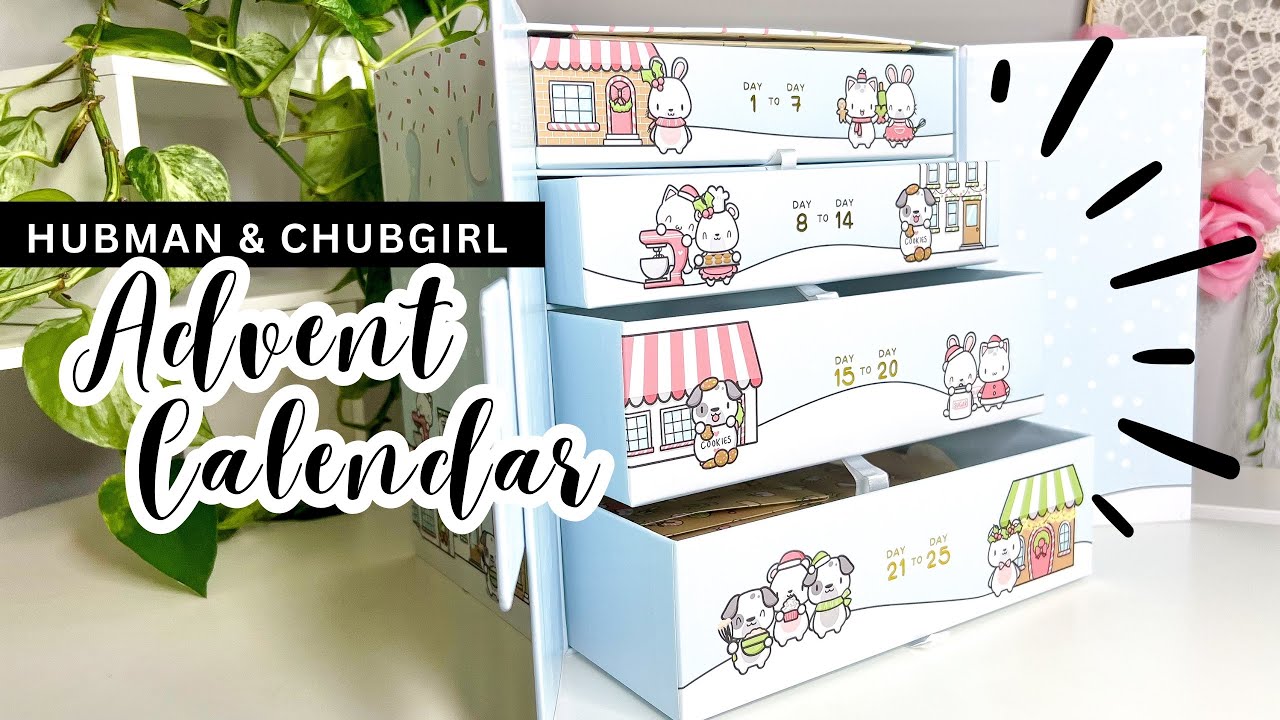 This is the STATIONERY ADVENT CALENDAR of my DREAMS 🎁 ft. Hubman & Chubgirl