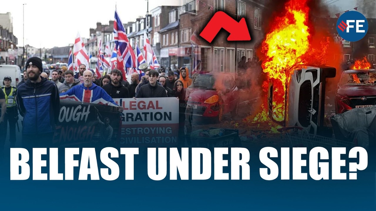 BELFAST CHAOS DAY 2: Police Deploy Water Cannon, Protesters Hurl Bricks Near Sandyknowes Roundabout