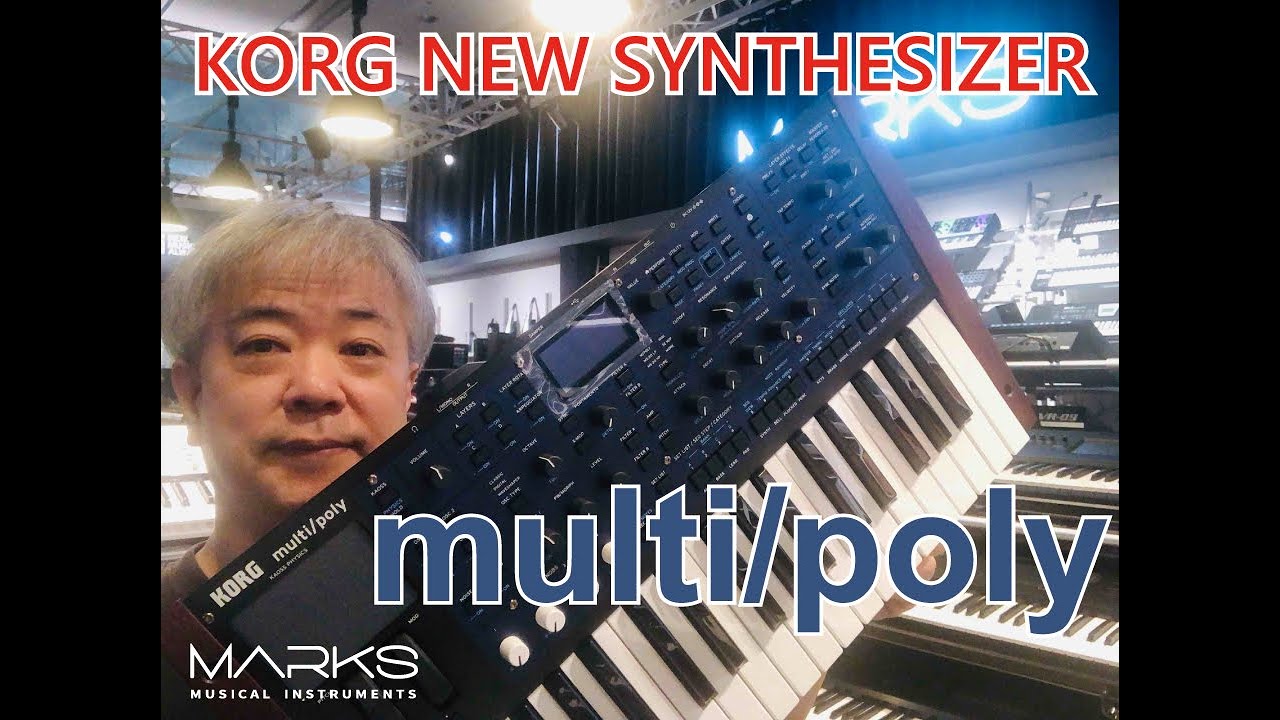 KORG NEW Synthesizer MULTI/POLY  ！！【MARKS】