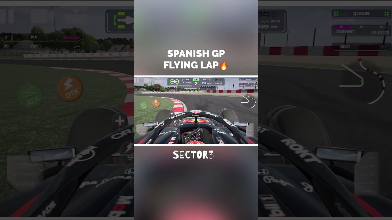 Spanish gp flying lap | Ala mobile | Sector3