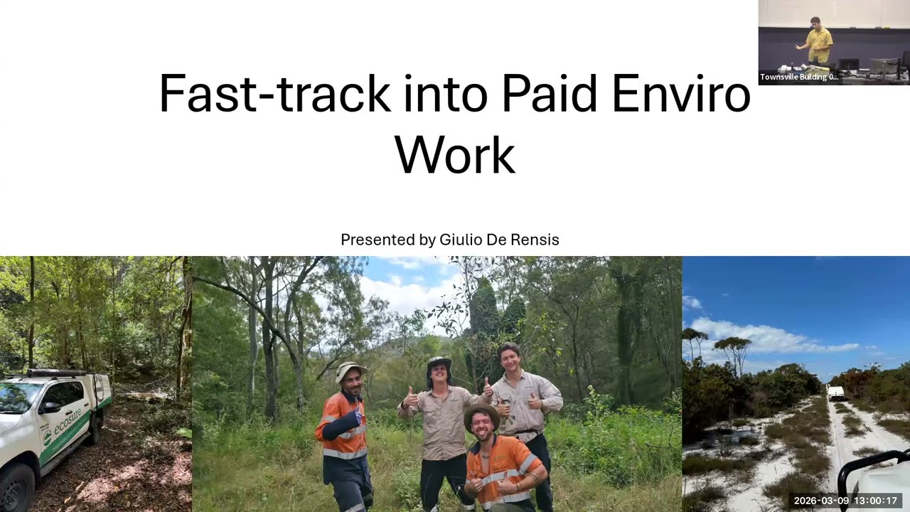 Fast-track your Environmental Career - JCU presentation