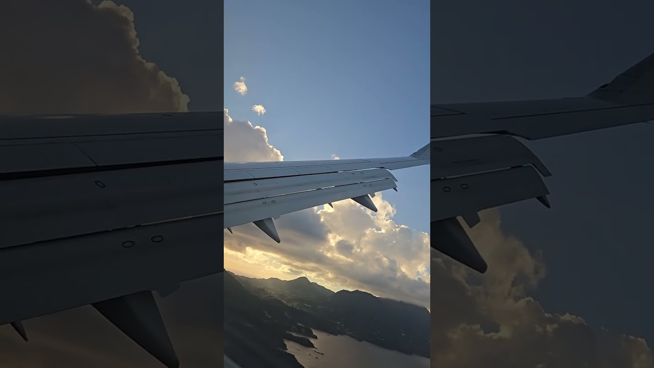 Approach Takeoff Go Around at Douglas Charles Airport in Dominica