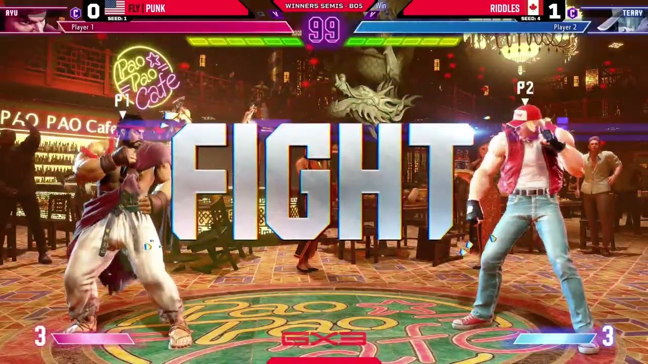 FLY | Punk (Ryu) vs Riddles (Terry) - Winners Semi Final - SF6 | GX3